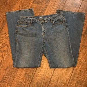 Loft modern flare jeans